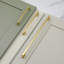 Brushed Brass Slim Square D-Bar Handles-120768037