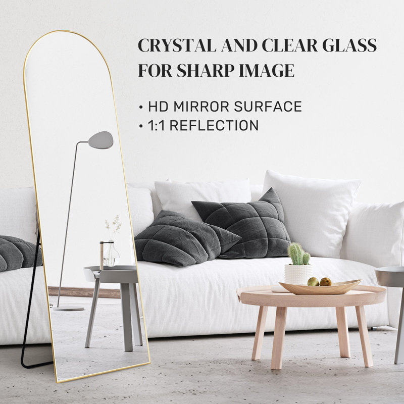 Miroir Kadeshia, 64 po x 21 po, Or