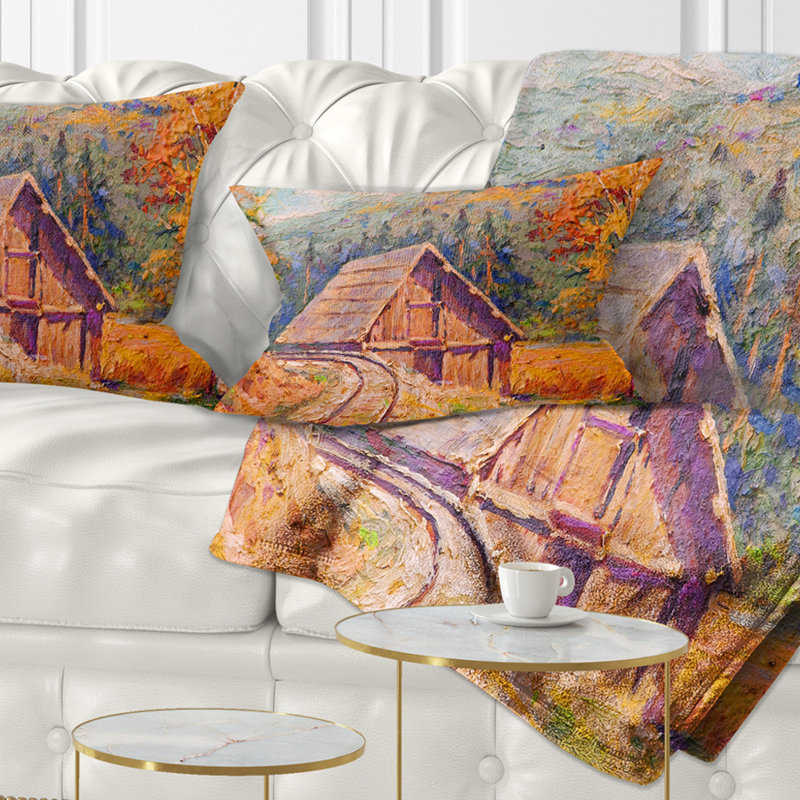 Coussin Landscape, Rectangulaire, 12 po x 20 po