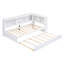 Twin Size Daybed With Trundle, Storage Cabinets And USB Ports, White