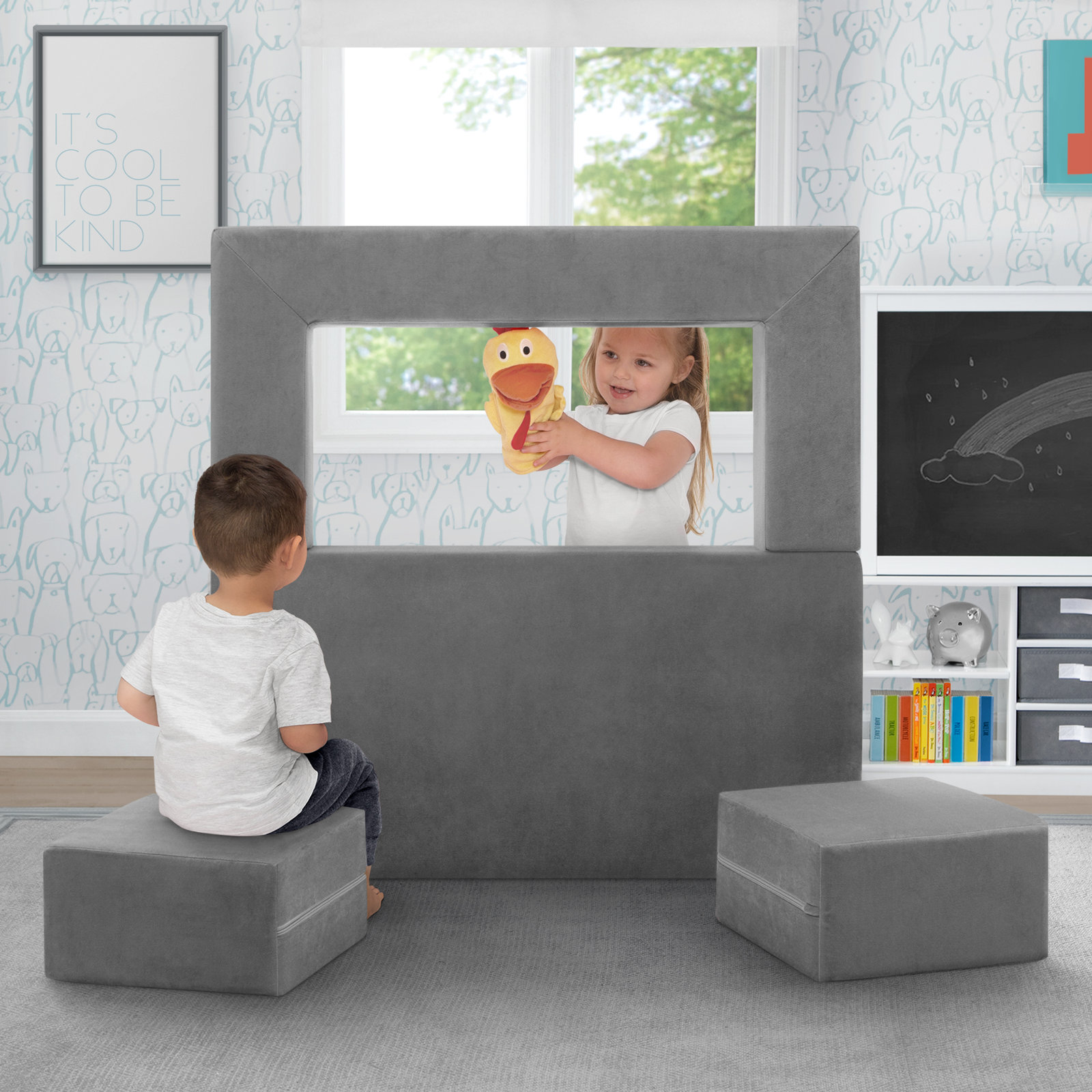 Kids Foam and Ottoman