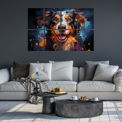 Paquet de 8 panneaux d'acoustique, panneaux muraux auto-adhésifs, panneaux insonorisants de 48 po x 32 po, panneaux d'insonorisation décoratifs, traitement acoustique pour studio d'enregistrement, bureau, maison, chien