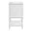 Meuble-lavabo moderne de luxe avec lavabo en céramique, armoire de salle de bain avec tablette ouverte et rangement fermé, 24 po-1087683235