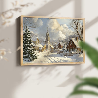 Chirstmas Art-CCXCII -Framed Print - Restickable