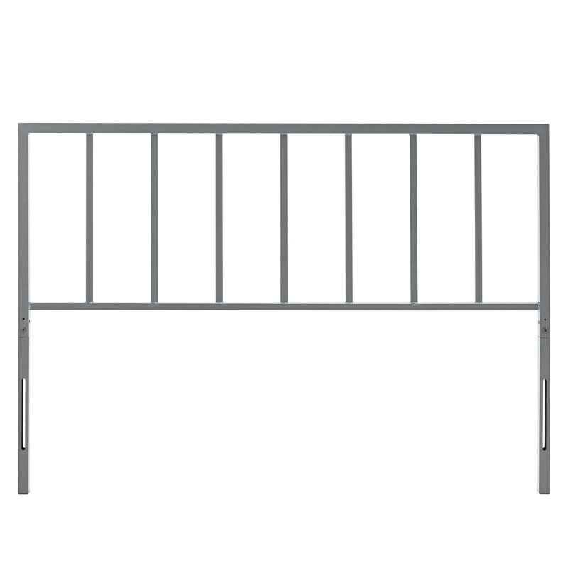 Tatum Metal Headboard, Gray, King