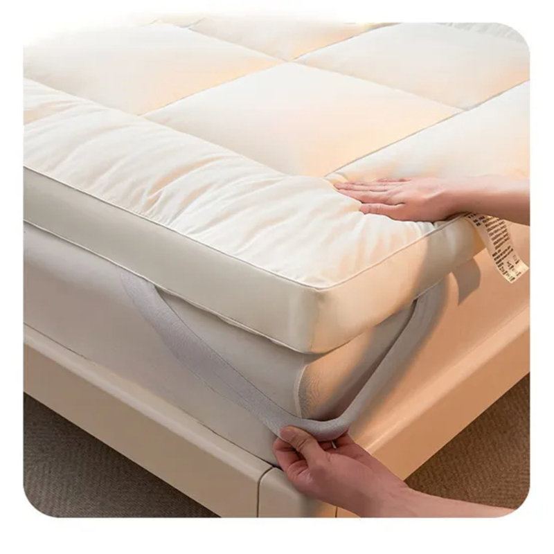 Surmatelas pour très grand lit, Blanc
