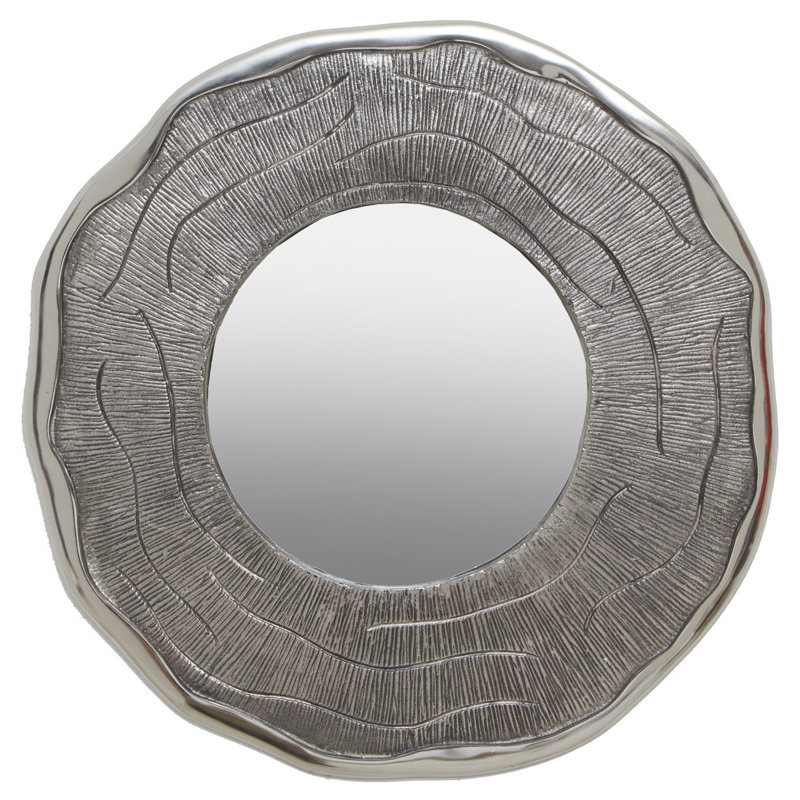Hanford Metal Flat Wall Mirror, 62cm H x 62cm W