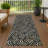 Machine Washable Indoor/Outdoor Chantille ACN2474 Abstract Rug-616710164-616710144