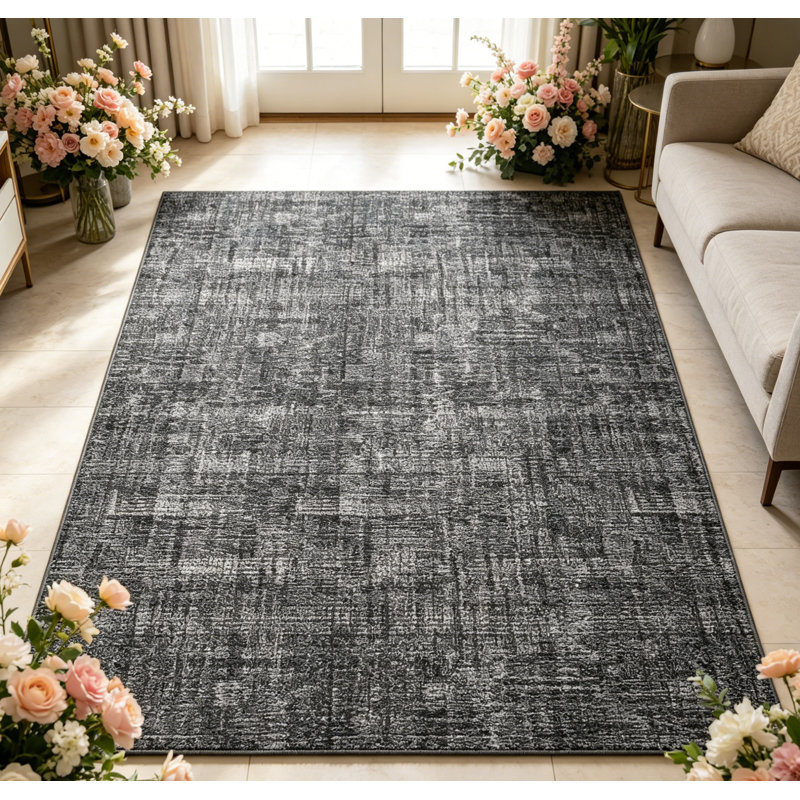 Area Rug for Living Room Machine Washable Ultra Soft Large Carpet Stain-Resistant Non-Slip Fade-Resistant Bedroom Accent Carpet Modern Abstract Area Rug for Dorm Home Office Decor