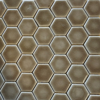 Rimini 2 in. x 2 in. Honeycomb Glossy Tile