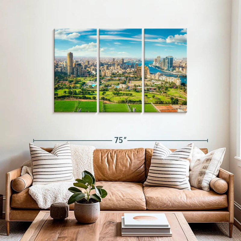 Sireci Cairo Egypt Landscape, 36" H x 57" W