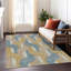 Tapis Mid-Century moderne lavable à la machine intérieur / extérieur Lockway ACN2422-635634780