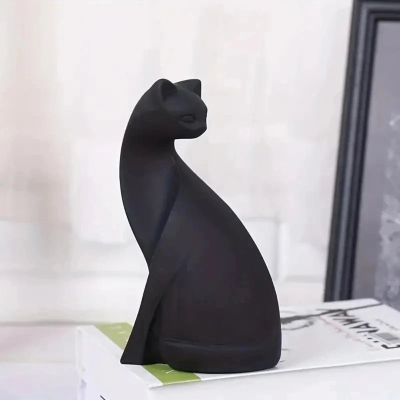 Modern-Artistic-Cat-Figurine