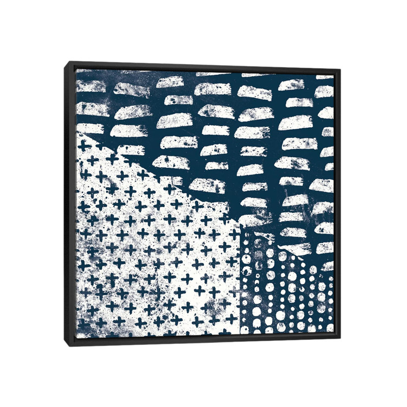 «Mark Fabrication de tuiles II», impression sur toile, H 18 po x l 18 po x P 1,5 po, Toile avec cadre noir, Pas de tapis