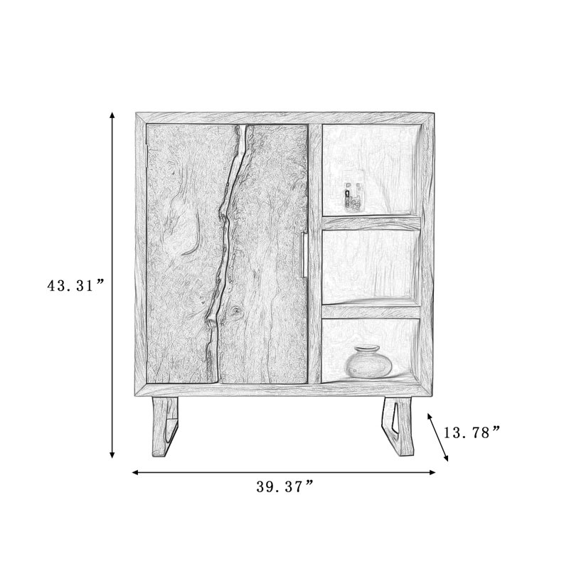 Modern Solid Wood Sideboard