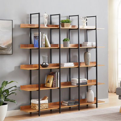 Bibliothèque à 5 niveaux pour bureau à domicile