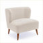 Chaise d'appoint rembourrée Veda Boucle
