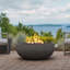 Carson 38" Round Concrete Propane Fire Pit in Carbon by Jensen Co.-1997121877-1997121883-1997121880
