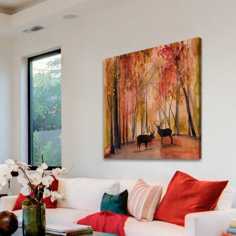 Christine Lindstrom - Wrapped Canvas Painting, 61cm H x 61cm W x 3.81cm D