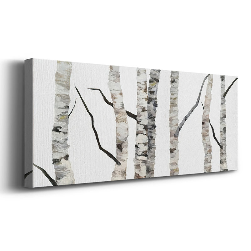 Birch Trees II-Gallery, toile tendue_2781636WC, H 12 po x l 30 po x P 1,5 po