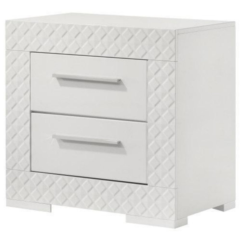 Nightstand, Gloss White