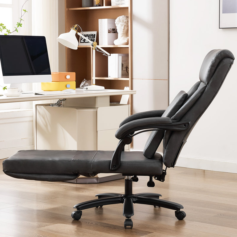 Inbox Zero Executive Chair, Black/Massage
