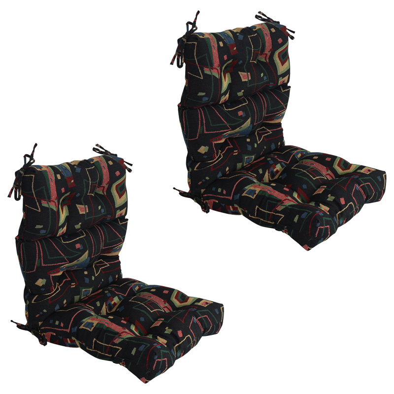 Ensemble de 2 coussins de chaise tapissier tapissier