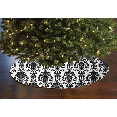 Jupe d'arbre de Noël 58 po Popeline