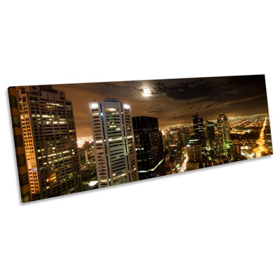 Melbourne City - Wrapped Canvas Panoramic Print
