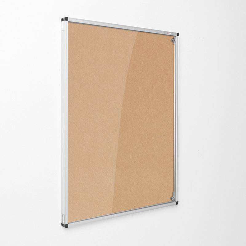 Wall Mounted Bulletin Board, 120cm H x 90cm W, Natural