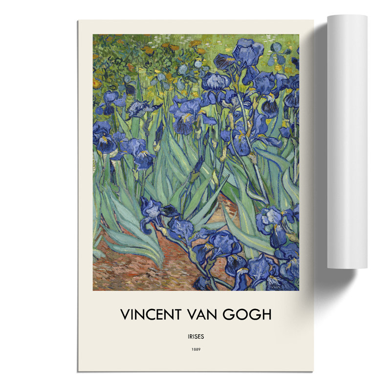 Irises by Vincent Van Gogh - 1 Piece Painting, 42cm H x 30cm W x 0.1cm D