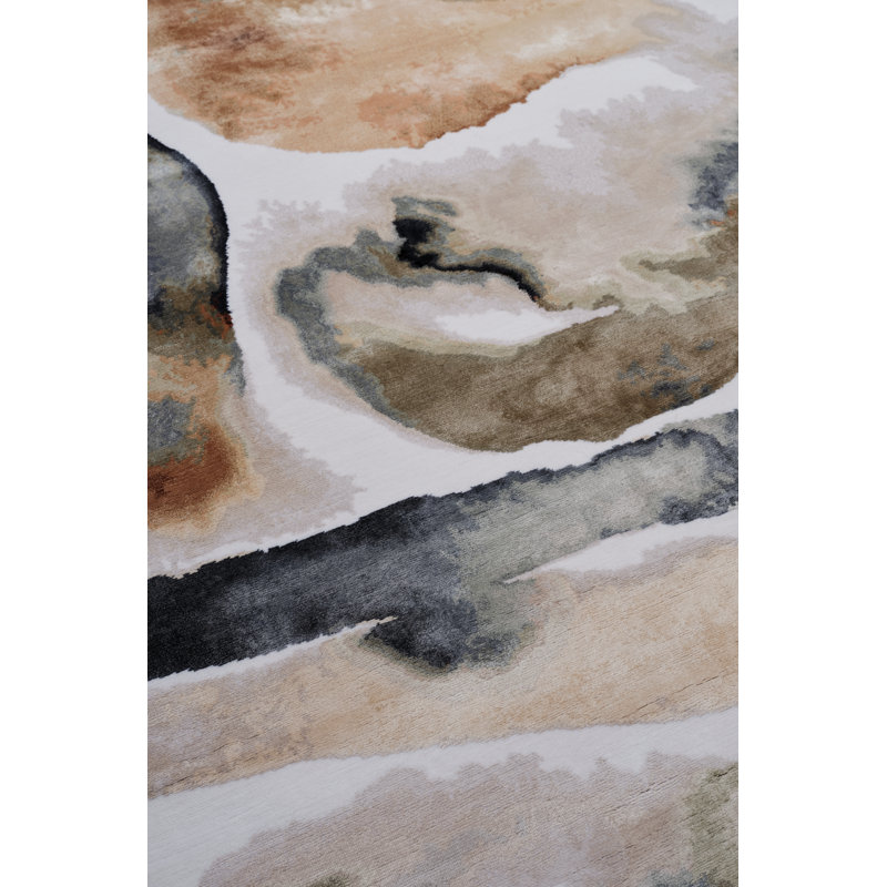 Kali Umber Area Rug, Rectangle 5' x 7'6"