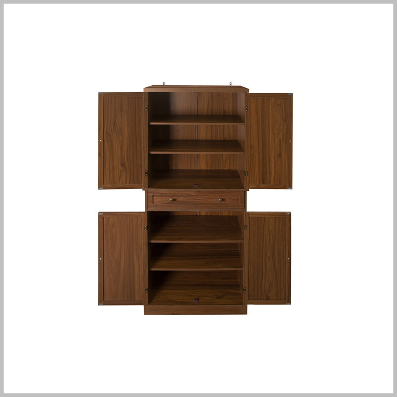 Herto Kitchen Pantry, Brown