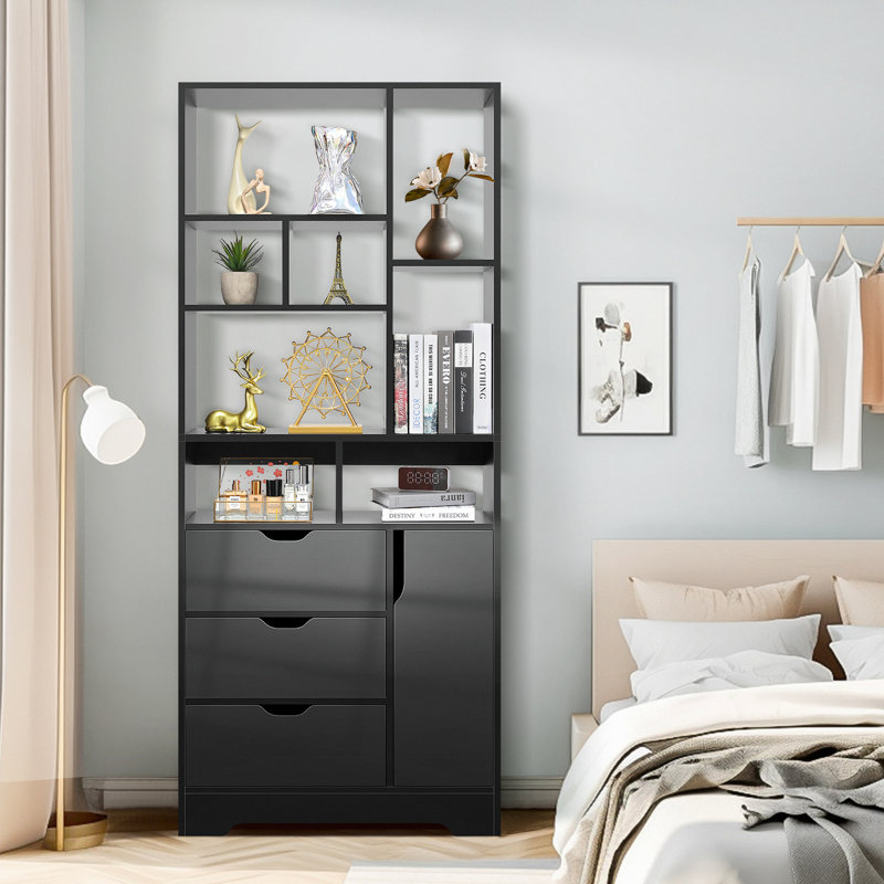 Decora Ready to Assemble 12 in. x 32 in. x 22 in. Wooden 4-Drawer Bath Cabinet Storage Cupboard with 2-Shelves in White Decora Ready to Assemble 12 in. x 32 in. x 22 in. Wooden 4-Drawer Bath Cabinet Storage Cupboard with 2-Shelves in White