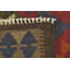 Tapis de zone en laine noué la/rouge 3 pi 6 po x 6 pi 8 po one-of-kind-the main Lorain