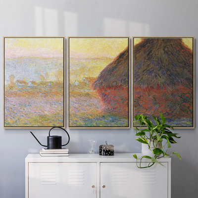 Claude Monet - Toile encadrée multi-pièces