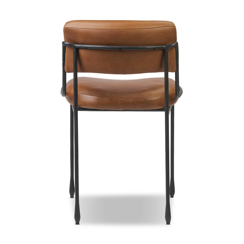 Nettie Dining Chair-Crypton Nomad Snow, Sonoma Chestnut