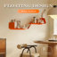 Eliyah Metal Floating Shelf, Wall Shelf, Wall Mounted Metal Shelves with Unique Design-1666793961