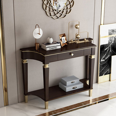 Table d'entrée de style américain de luxe minimaliste