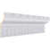 Échantillon - Moulure couronnée Bedford Endurathane, H 8 3/8 po x P 3 3/4 po x P 9 po x L 12 po (répétition 6 7/8 po)