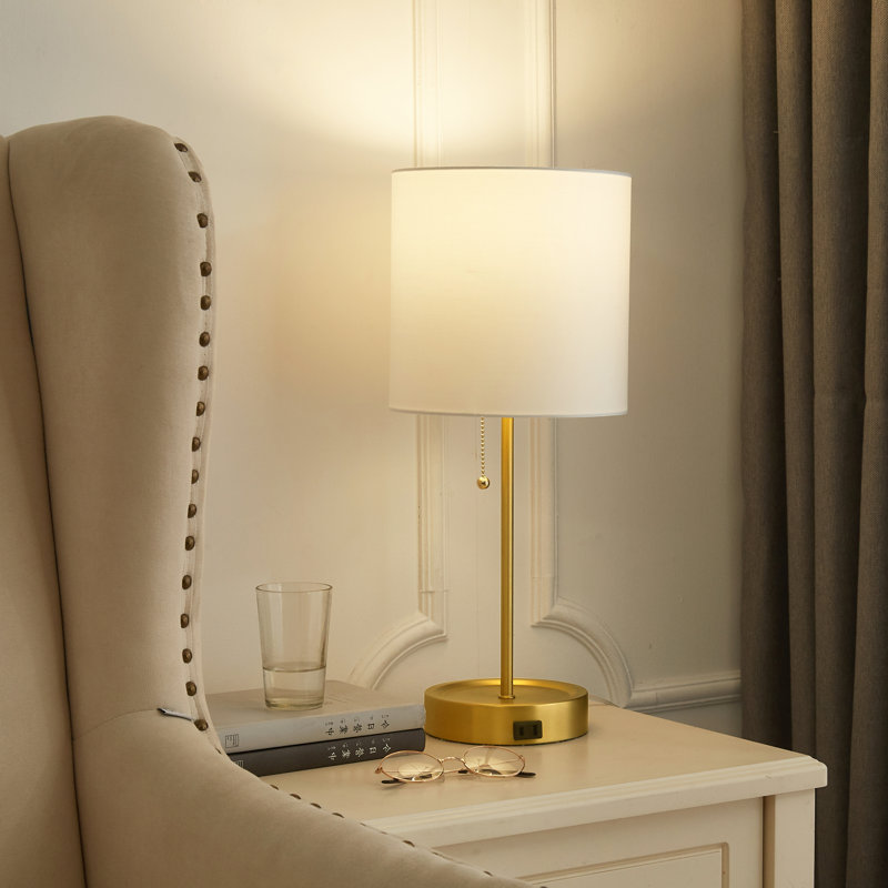 Lampe de bureau 19 po Caravan, Or