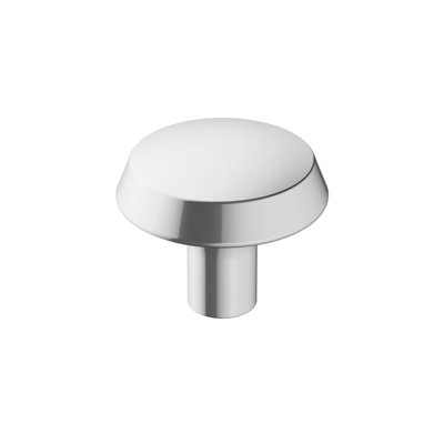 Premise 1-1/4 inch (32mm) Diameter Polished Chrome Cabinet Knob - 25 Pack