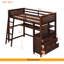 Lit mezzanine simple avec tiroirs et bureau-26910637