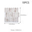 10 Piece 30.5cm x 30.5cm Tile