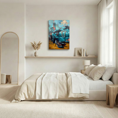 Ensemble d'une élégante toile murale sur le thème de la mode