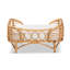 Lit pour animal de compagnie en rotin brun moderne avec coussin Modern Bohemian