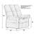 Vegan Leather Power Lift Assist Recliner with 450 Pound Weight Capacity-1418111417