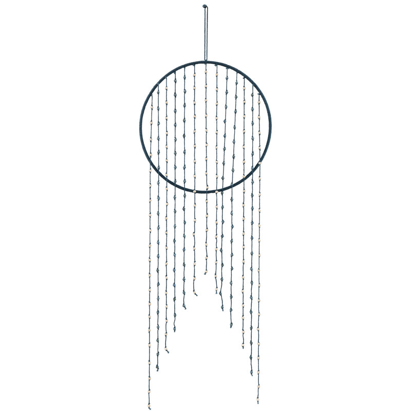 Suspension murale en coton, Bleu vif
