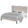 Lofgren Tufted Upholstered Platform Bed with Adjustable Headboard