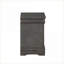 Table de chevet 2 tiroirs gris foncé